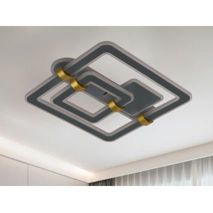 LED stmievateľné stropné svietidlo LED/140W/230V 3000-6500K + diaľkové ovládanie