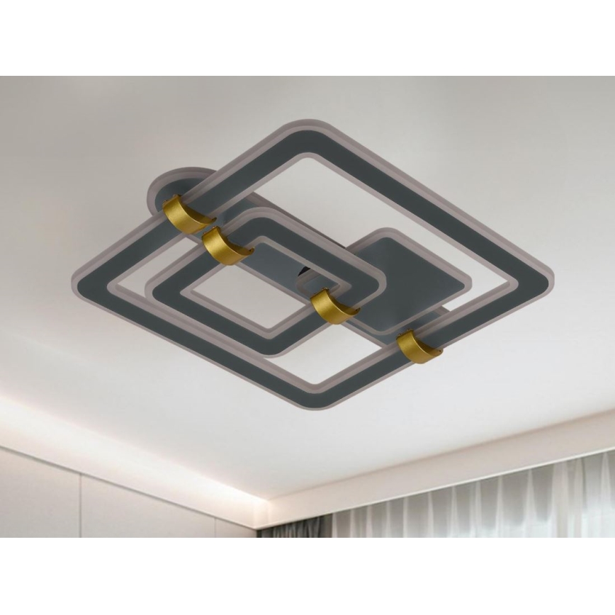 LED stmievateľné stropné svietidlo LED/140W/230V 3000-6500K + diaľkové ovládanie