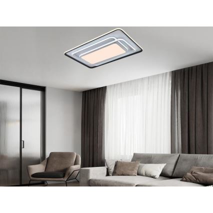 LED Stmievateľné stropné svietidlo LED/220W/230V 3000-6500K + diaľkové ovládanie
