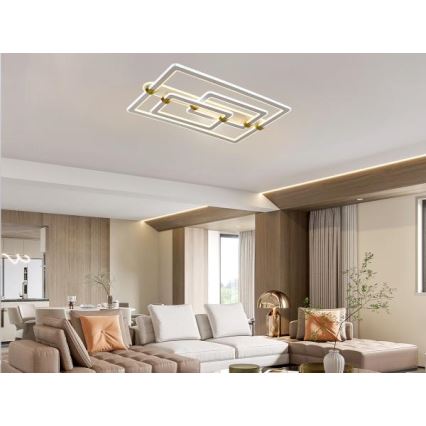 LED Stmievateľné stropné svietidlo LED/280W/230V 3000-6500K + diaľkové ovládanie