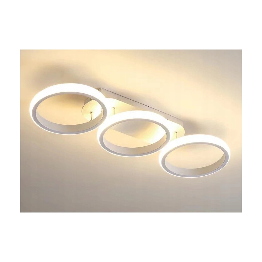 LED Stmievateľné stropné svietidlo LED/30W/230V 3000-6500K biela Wi-Fi Tuya + diaľkové ovládanie