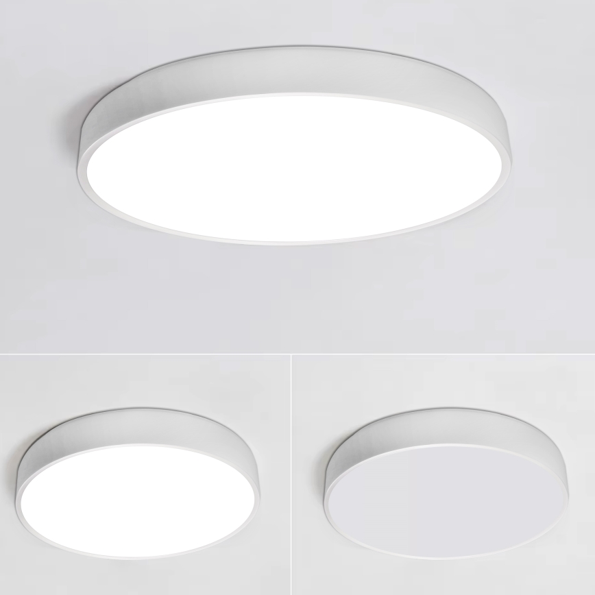 LED Stmievateľné stropné svietidlo LED/30W/230V 3000-6500K pr. 30 cm biela + diaľkové ovládanie