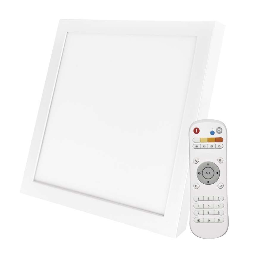 LED Stmievateľné stropné svietidlo LED/40W/230V štvorec 2700K-6000K + diaľkové ovládanie