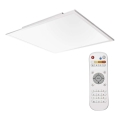 LED Stmievateľné stropné svietidlo LED/40W/230V štvorec 2700K-6000K + diaľkové ovládanie