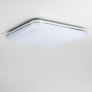 LED Stmievateľné stropné svietidlo LED/42W/230V 3000-6500K 49x49 cm biela + diaľkové ovládanie