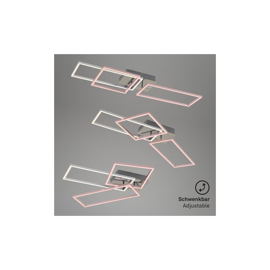 LED stmievateľné stropné svietidlo LED/42W/230V 3000K matný chróm