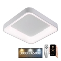 LED Stmievateľné stropné svietidlo LED/45W/230V 3000-6500K biela + diaľkové ovládanie