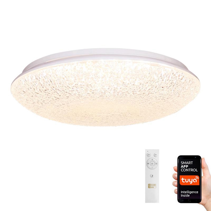 LED Stmievateľné stropné svietidlo LED/48W/230V 2700-6500K Wi-Fi Tuya + diaľkové ovládanie