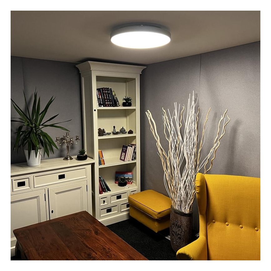 LED Stmievateľné stropné svietidlo LED/48W/230V 2700-6500K Wi-Fi Tuya + diaľkové ovládanie