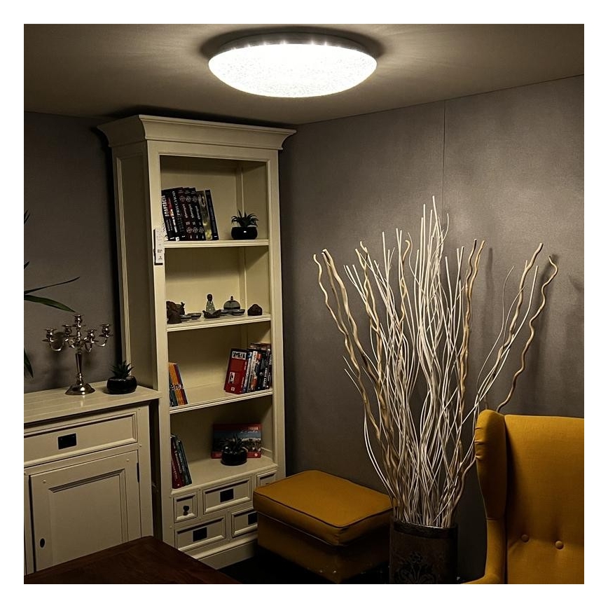LED Stmievateľné stropné svietidlo LED/48W/230V 2700-6500K Wi-Fi Tuya + diaľkové ovládanie