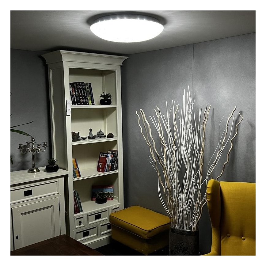 LED Stmievateľné stropné svietidlo LED/48W/230V 2700-6500K Wi-Fi Tuya + diaľkové ovládanie