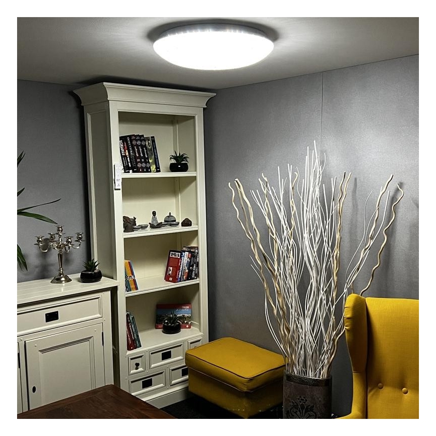 LED Stmievateľné stropné svietidlo LED/48W/230V 2700-6500K Wi-Fi Tuya + diaľkové ovládanie