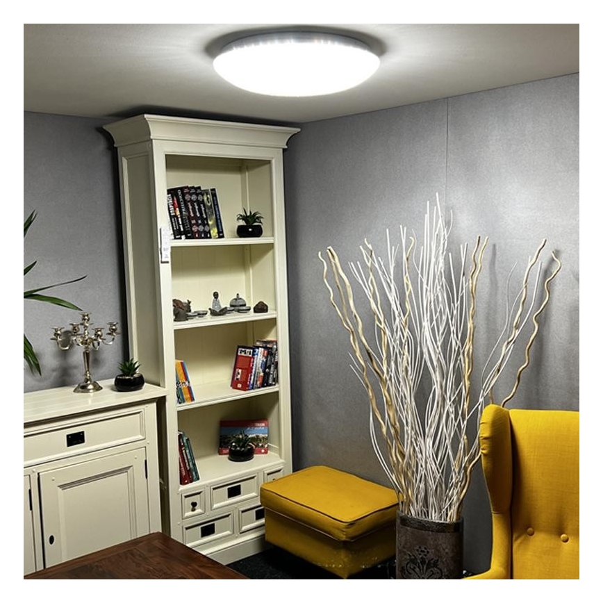 LED Stmievateľné stropné svietidlo LED/48W/230V 2700-6500K Wi-Fi Tuya + diaľkové ovládanie