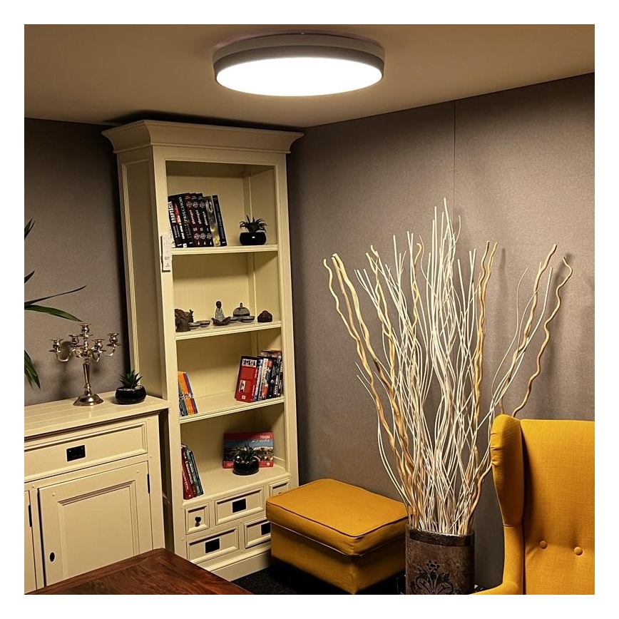 LED Stmievateľné stropné svietidlo LED/48W/230V 2700-6500K Wi-Fi Tuya + diaľkové ovládanie