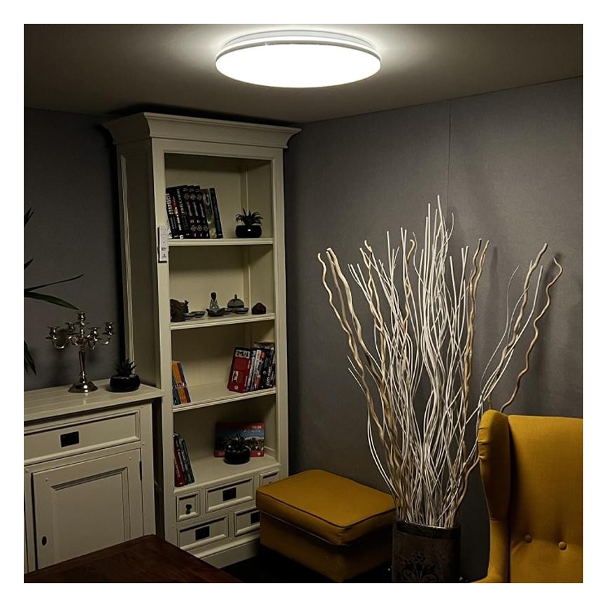 LED Stmievateľné stropné svietidlo  LED/48W/230V 2700-6500K Wi-Fi Tuya + diaľkové ovládanie