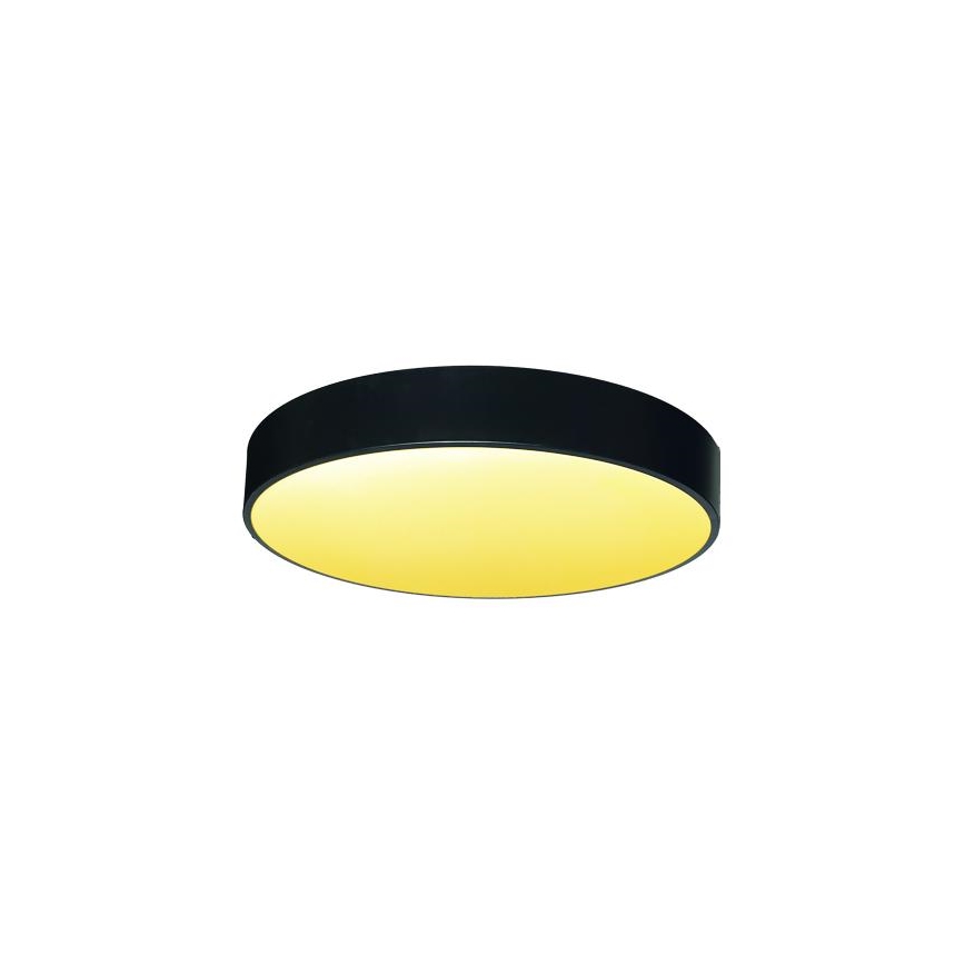LED Stmievateľné stropné svietidlo LED/50W/230V 3000-6500K čierna + diaľkové ovládanie