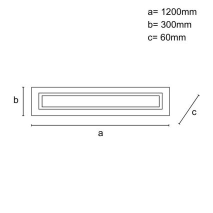 LED stmievateľné stropné svietidlo LED/55W/230V 3000-6500K + diaľkové ovládanie