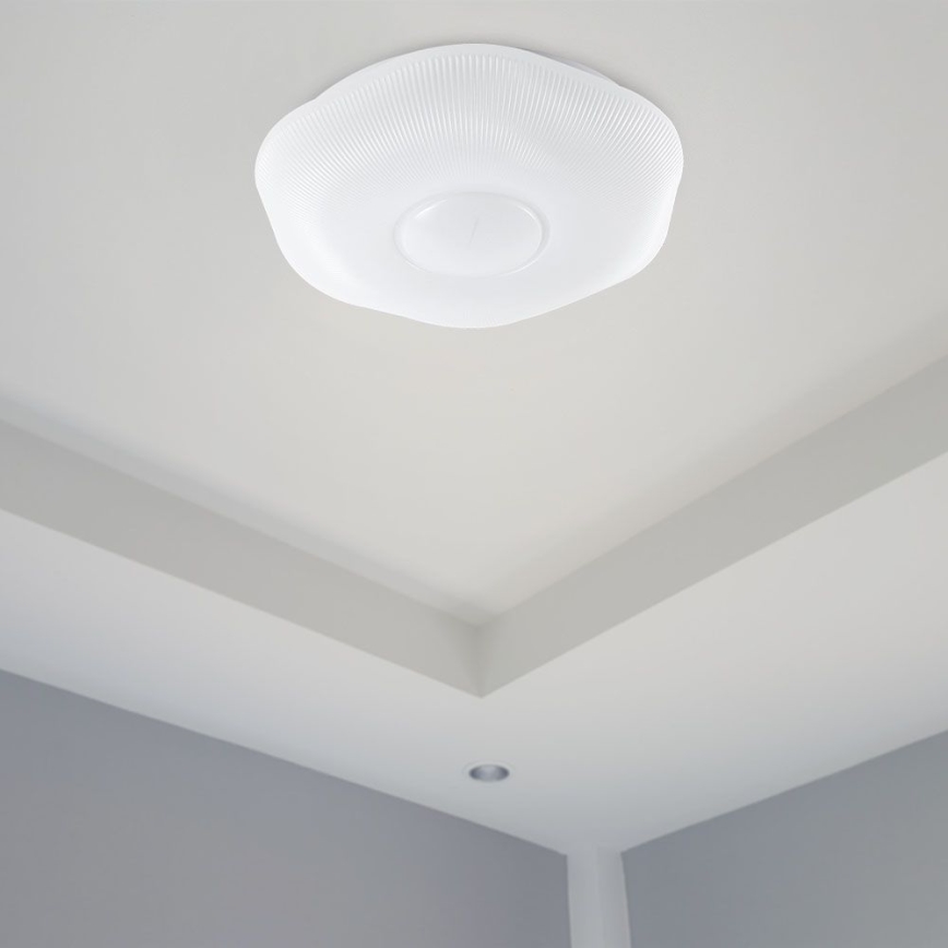 LED Stmievateľné stropné svietidlo LED/60W/230V 3000-6500K 50 cm biela + diaľkové ovládanie