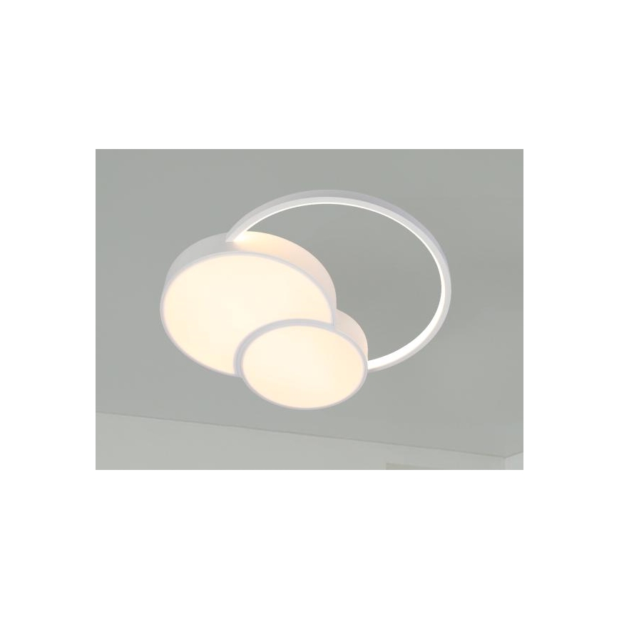 LED Stmievateľné stropné svietidlo LED/60W/230V 3000-6500K biela + diaľkové ovládanie