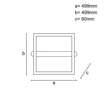 LED Stmievateľné stropné svietidlo LED/60W/230V 3000-6500K + diaľkové ovládanie