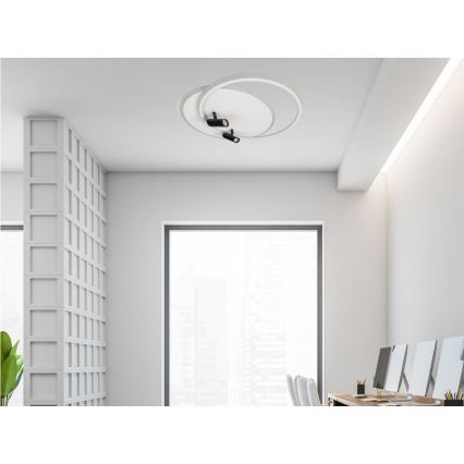 LED Stmievateľné stropné svietidlo LED/65W/230V 3000-6500K biela + diaľkové ovládanie