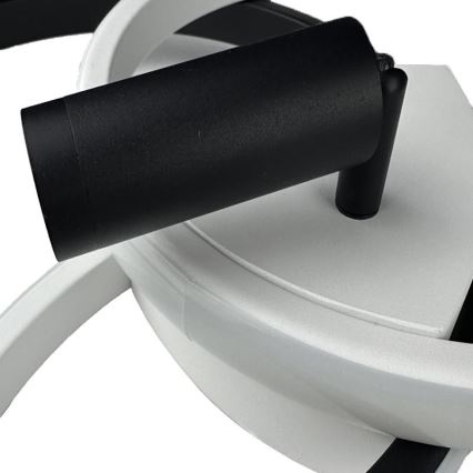 LED Stmievateľné stropné svietidlo LED/70W/230V 3000-6500K biela/čierna + diaľkové ovládanie