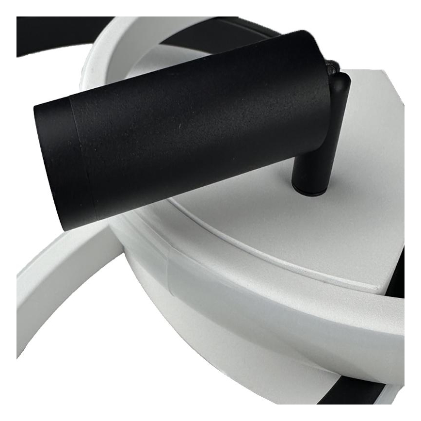 LED Stmievateľné stropné svietidlo LED/70W/230V 3000-6500K biela/čierna + diaľkové ovládanie