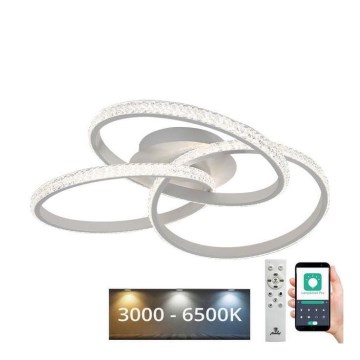 LED Stmievateľné stropné svietidlo LED/70W/230V 3000-6500K biela + diaľkové ovládanie