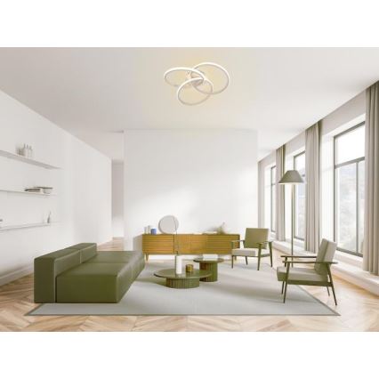 LED Stmievateľné stropné svietidlo LED/70W/230V 3000-6500K biela + diaľkové ovládanie