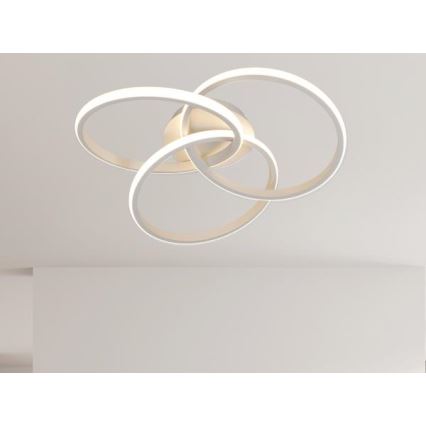 LED Stmievateľné stropné svietidlo LED/70W/230V 3000-6500K biela + diaľkové ovládanie