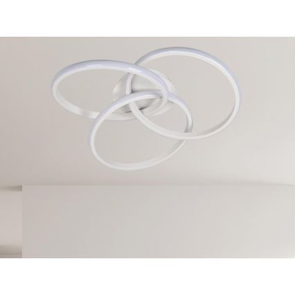 LED Stmievateľné stropné svietidlo LED/70W/230V 3000-6500K biela + diaľkové ovládanie
