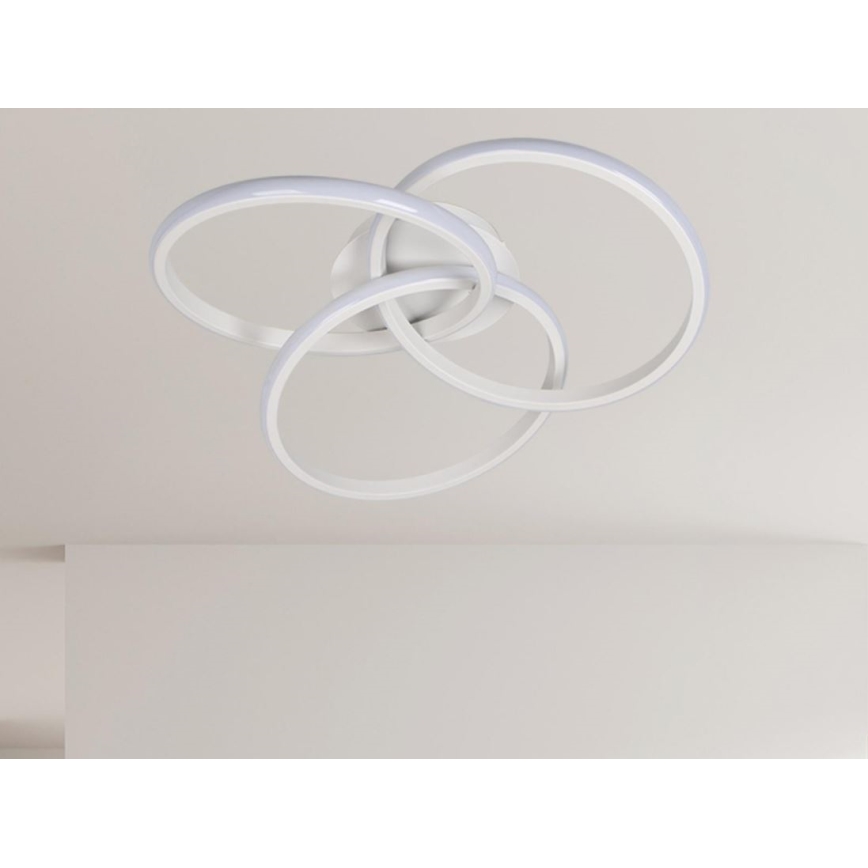 LED Stmievateľné stropné svietidlo LED/70W/230V 3000-6500K biela + diaľkové ovládanie