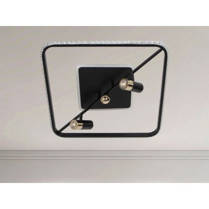 LED Stmievateľné stropné svietidlo LED/70W/230V 3000-6500K čierna + diaľkové ovládanie