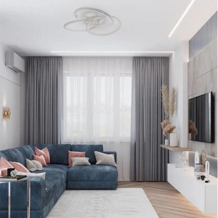 LED Stmievateľné stropné svietidlo LED/70W/230V 3000-6500K biela + diaľkové ovládanie