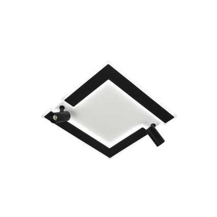 LED Stmievateľné stropné svietidlo LED/80W/230V 3000-6500K čierna + diaľkové ovládanie