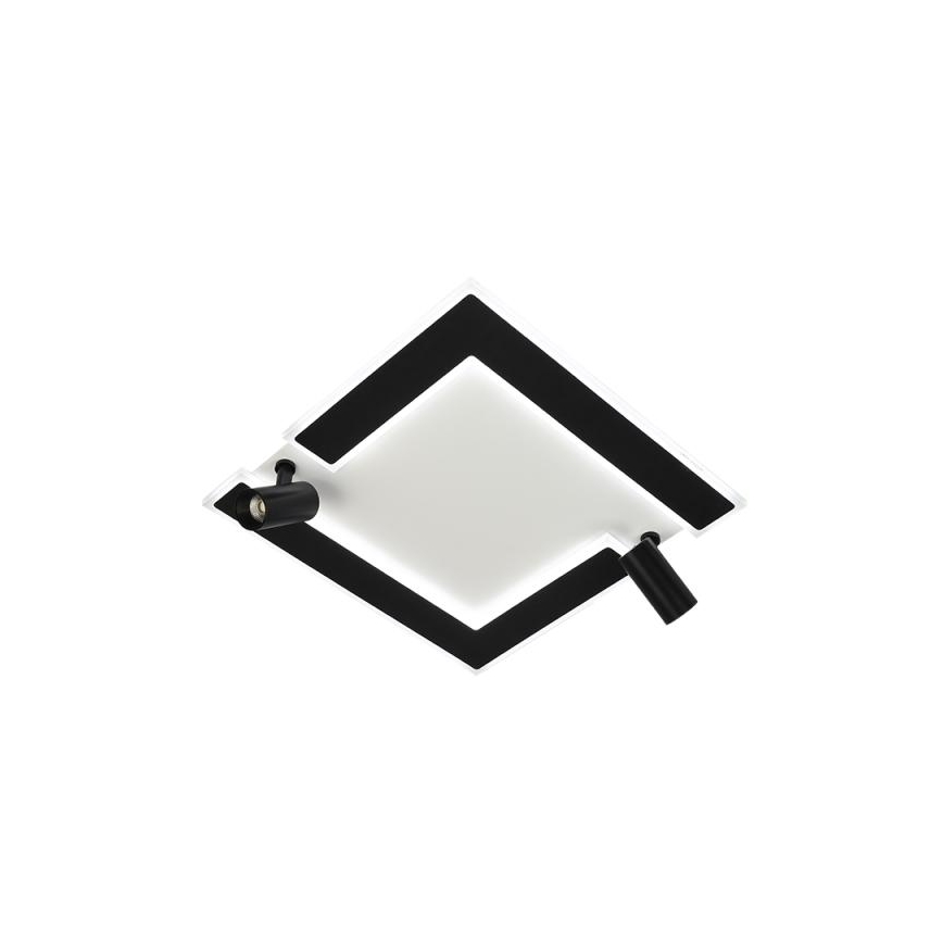 LED Stmievateľné stropné svietidlo LED/80W/230V 3000-6500K čierna + diaľkové ovládanie