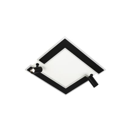 LED Stmievateľné stropné svietidlo LED/80W/230V 3000-6500K čierna + diaľkové ovládanie