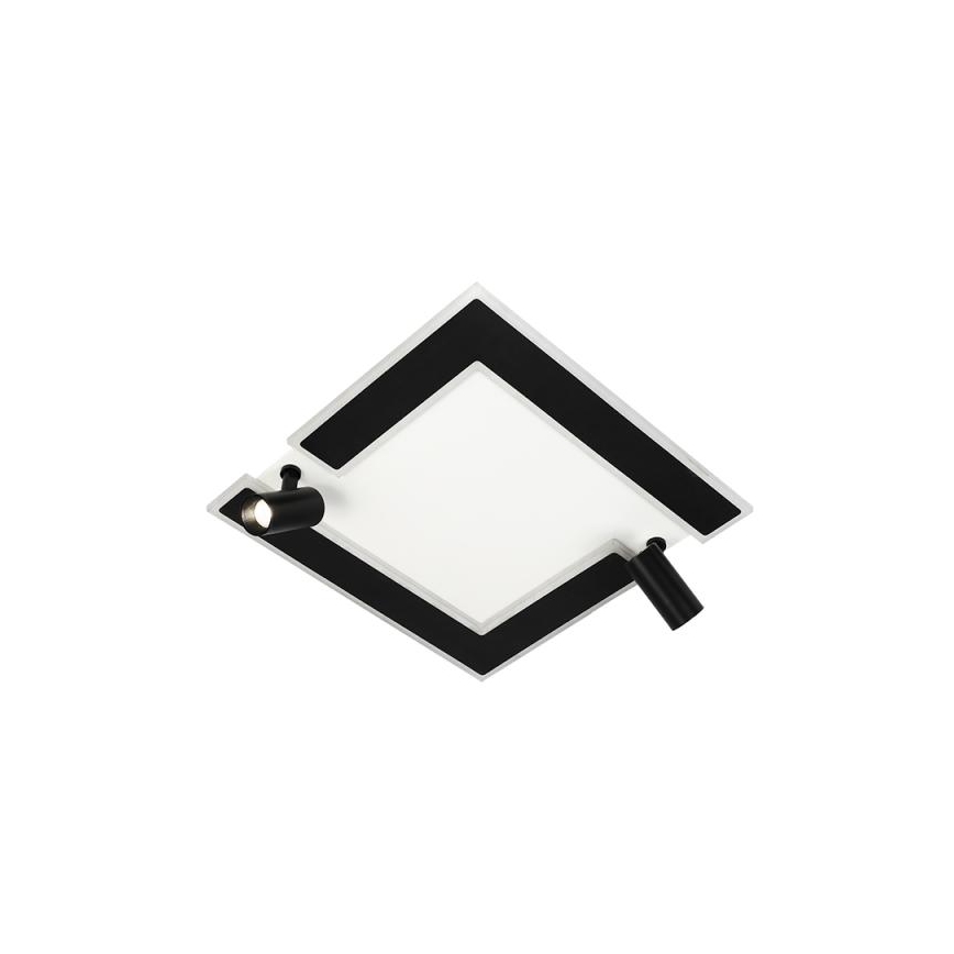 LED Stmievateľné stropné svietidlo LED/80W/230V 3000-6500K čierna + diaľkové ovládanie