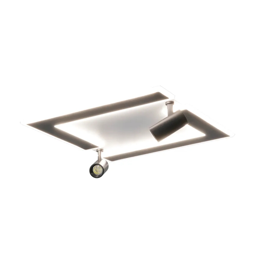 LED Stmievateľné stropné svietidlo LED/80W/230V 3000-6500K čierna + diaľkové ovládanie