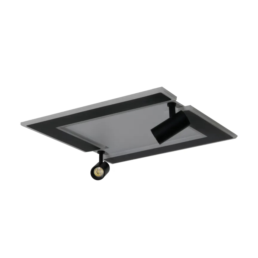 LED Stmievateľné stropné svietidlo LED/80W/230V 3000-6500K čierna + diaľkové ovládanie