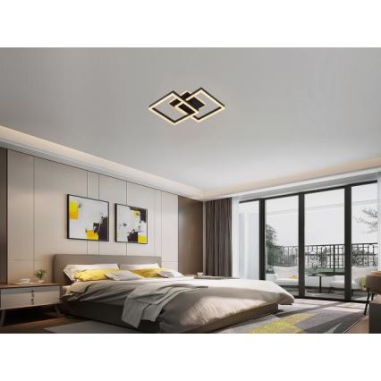 LED Stmievateľné stropné svietidlo LED/80W/230V 3000-6500K + diaľkové ovládanie
