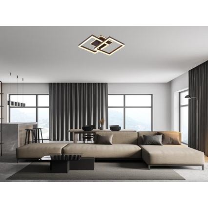 LED stmievateľné stropné svietidlo LED/80W/230V 3000-6500K + diaľkové ovládanie