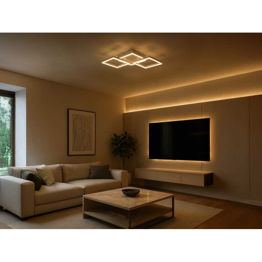 LED Stmievateľné stropné svietidlo LED/85W/230V 3000-6500K + diaľkové ovládanie