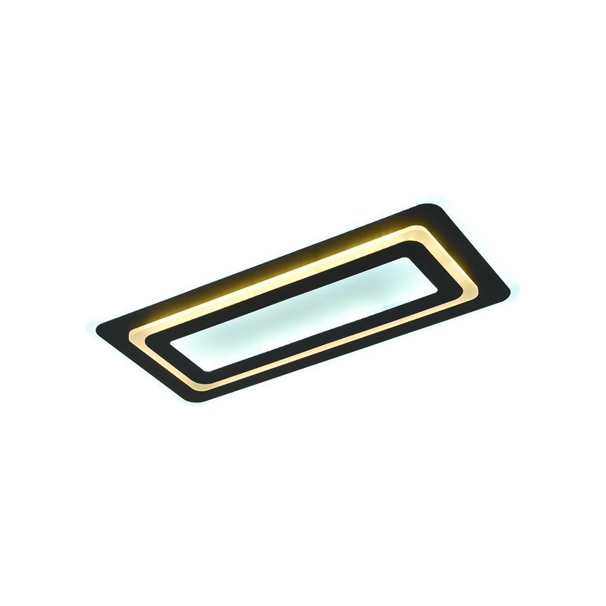 LED Stmievateľné stropné svietidlo LED/85W/230V 3000-6500K čierne + diaľkové ovládanie