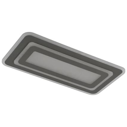 LED stmievateľné stropné svietidlo LED/85W/230V 3000-6500K šedé + diaľkové ovládanie