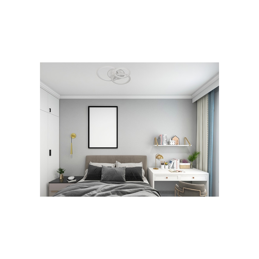 LED Stmievateľné stropné svietidlo LED/90W/230V 3000-6500K + diaľkové ovládanie