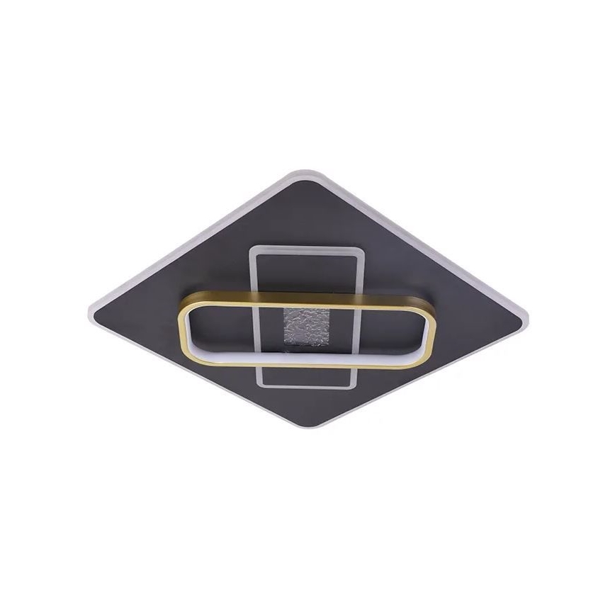 LED Stmievateľné stropné svietidlo LED/90W/230V 3000-6500K čierna + diaľkové ovládanie