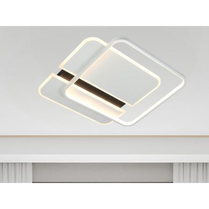 LED Stmievateľné stropné svietidlo LED/95W/230V 3000-6500K biela + diaľkové ovládanie