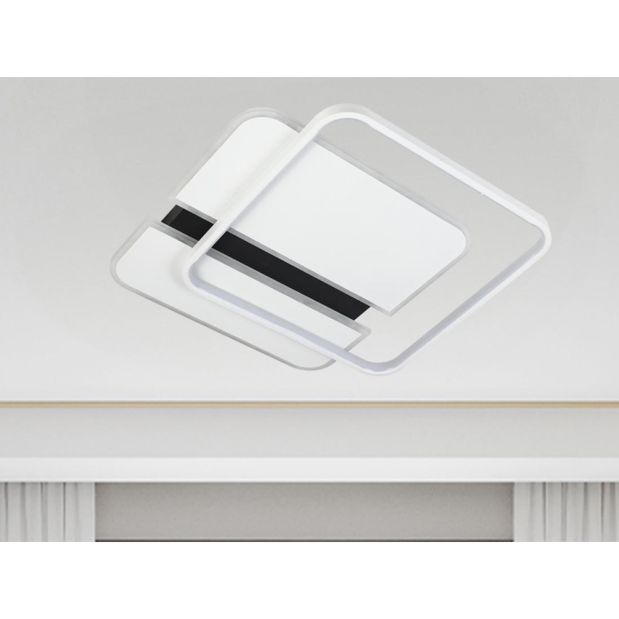 LED Stmievateľné stropné svietidlo LED/95W/230V 3000-6500K biela + diaľkové ovládanie