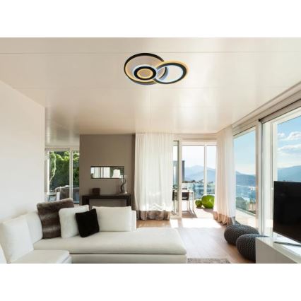 LED Stmievateľné stropné svietidlo LED/95W/230V 3000-6500K + diaľkové ovládanie